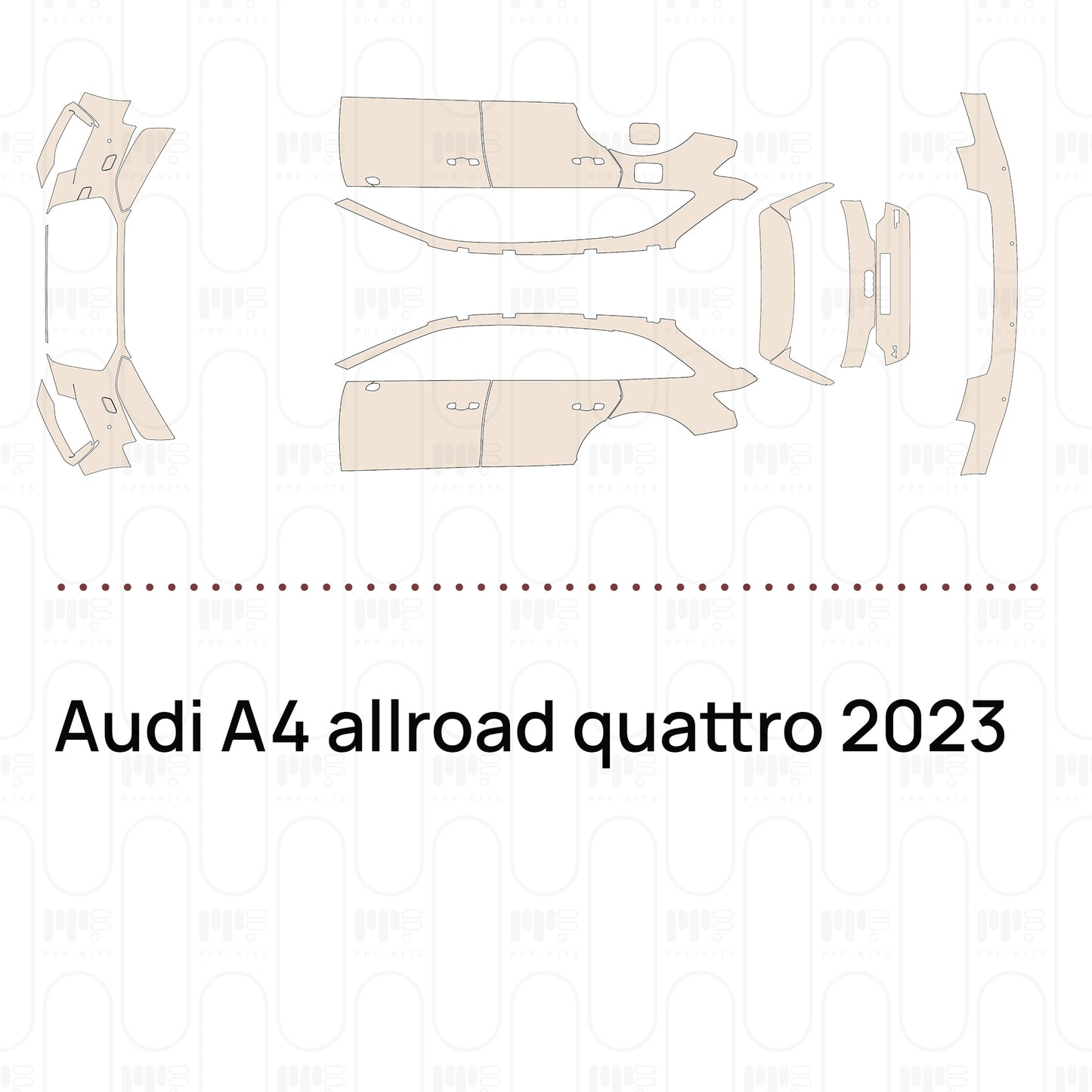 Pre-Cut PPF Audi A4 allroad quattro 2023