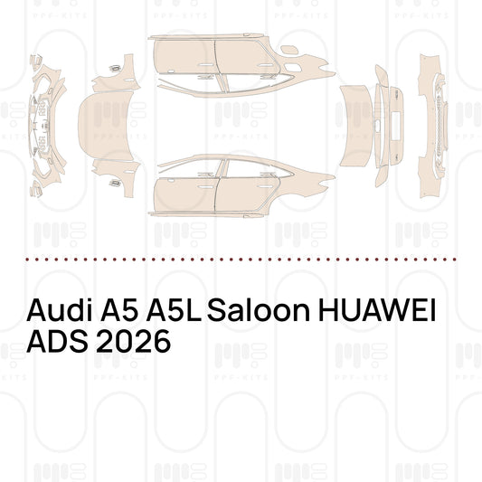 Forskåret PPF-lakbeskyttelsesfilm Audi A5 A5L Saloon HUAWEI ADS 2026