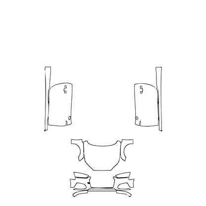 Pre-Cut PPF Audi A5 A5 Cabriolet Base 2017 - PPF-Kits