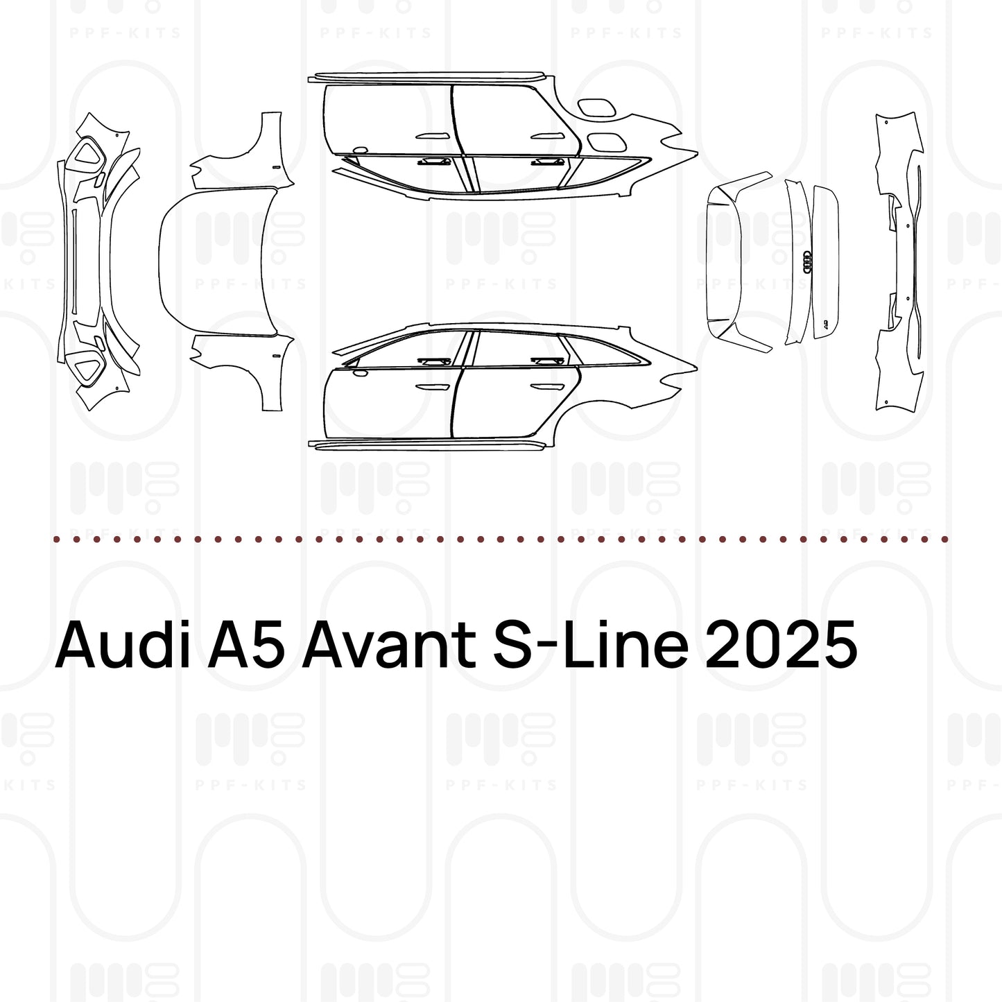Pre-Cut PPF Audi A5 Avant S-Line 2025