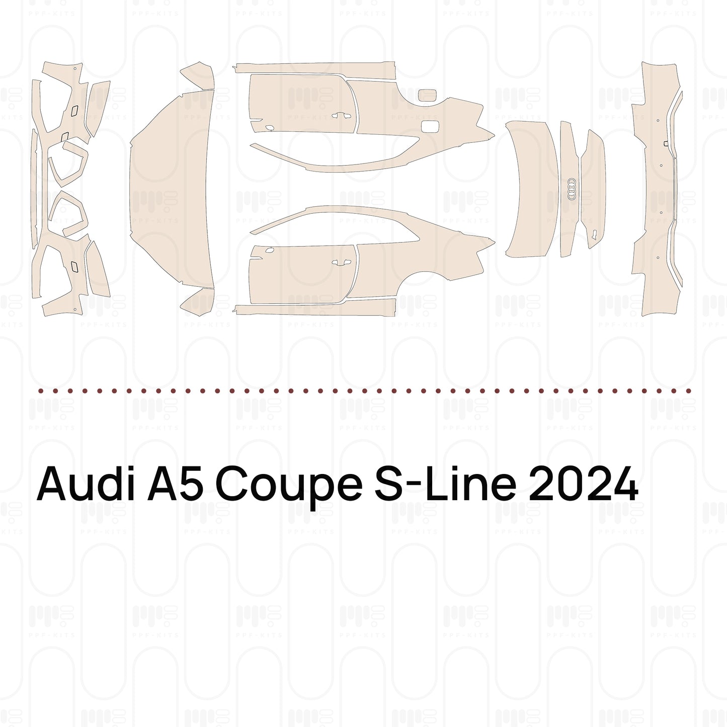 Pre-Cut PPF Audi A5 Coupe S-Line 2024