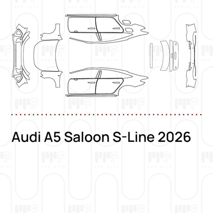 Pre-Cut PPF Audi A5 Saloon S-Line 2026