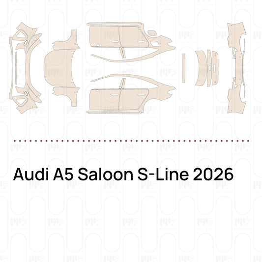 Pre-Cut PPF Audi A5 Saloon S-Line 2026