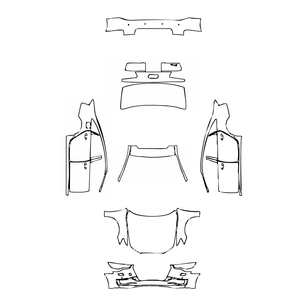 Pre-Cut PPF Audi A6 A6L Base 2016 - PPF-Kits