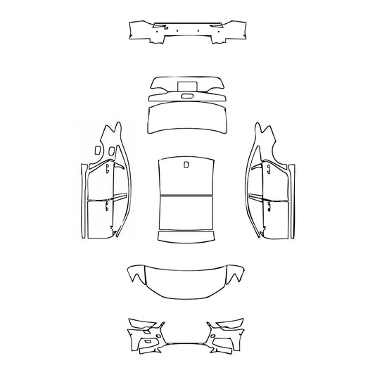 Pre-Cut PPF Audi A6 A6L Base 2020 - PPF-Kits