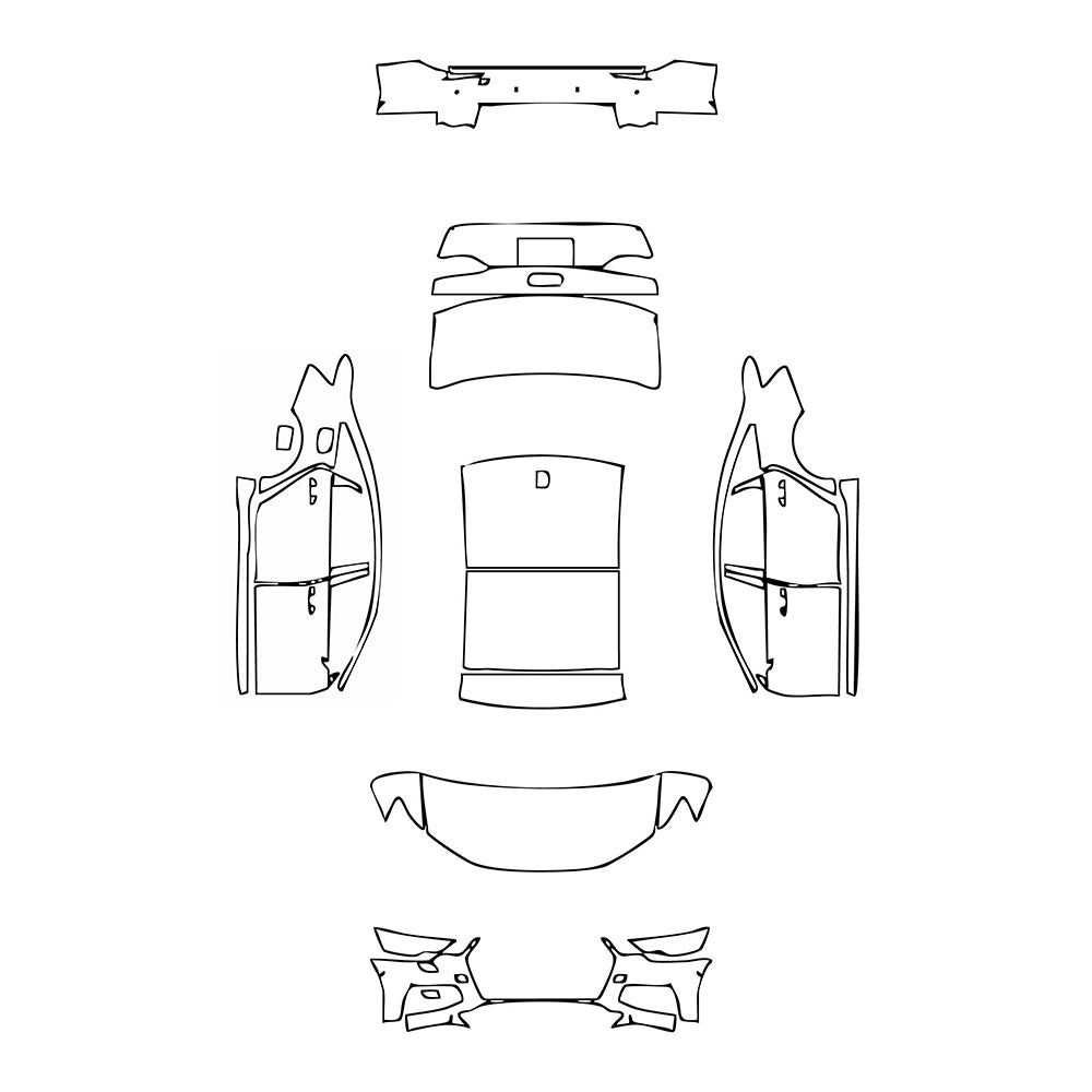 Pre-Cut PPF Audi A6 A6L Base 2022 - PPF-Kits