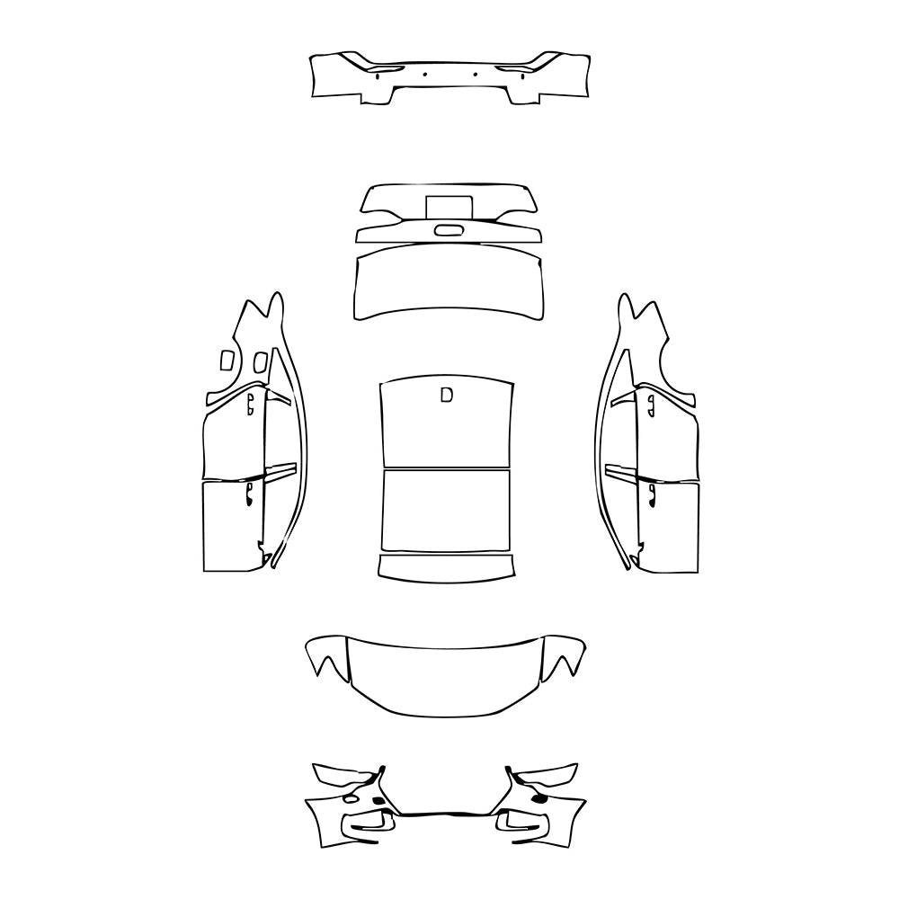 Pre-Cut PPF Audi A6 A6L S-line 2023 - PPF-Kits