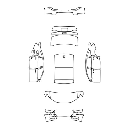Pre-Cut PPF Audi A6 A6L S-line 2025 - PPF-Kits