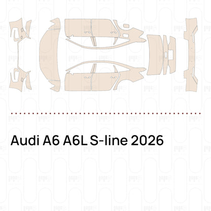 Pre-Cut PPF Audi A6 A6L S-line 2026
