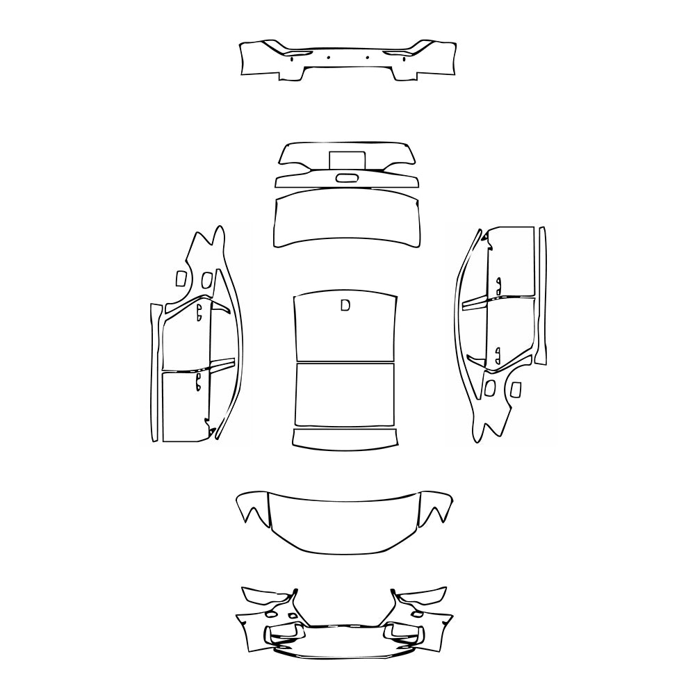 Pre-Cut PPF Audi A6 A6L TFSI e S-Line 2021 - PPF-Kits