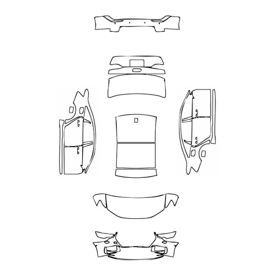 Pre-Cut PPF Audi A6 A6L TFSI e S-Line 2021 - PPF-Kits