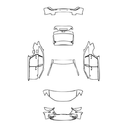 Pre-Cut PPF Audi A6 A6 Avant S-line 2022 - PPF-Kits