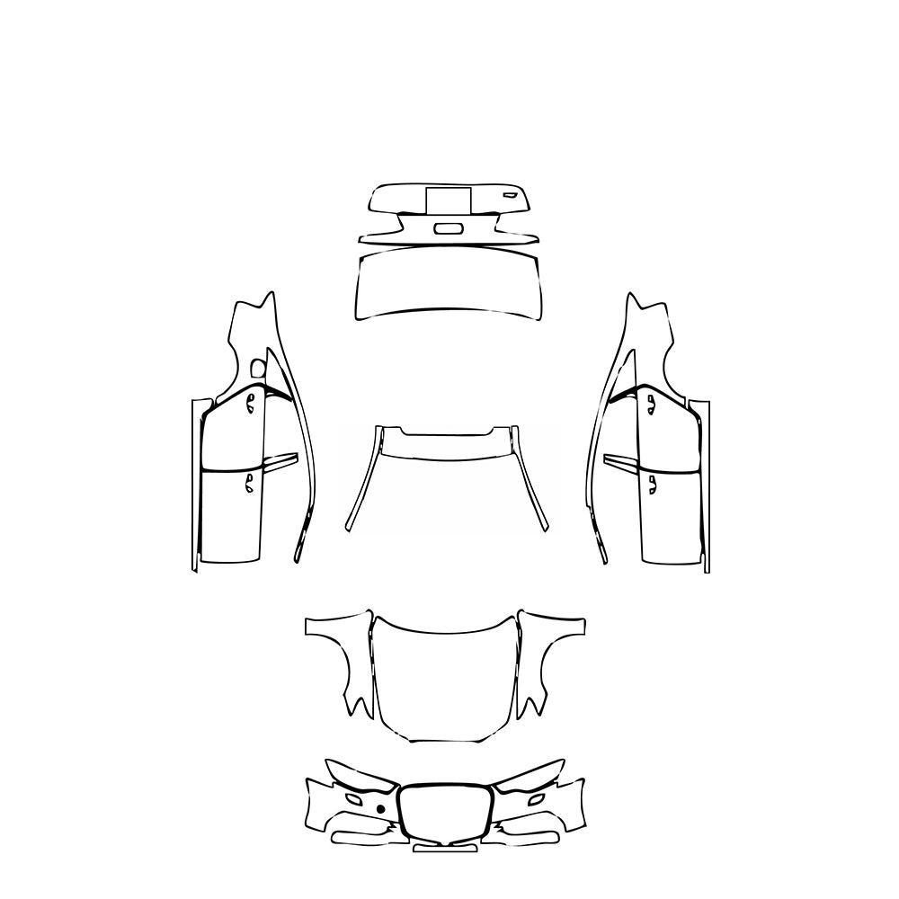 Pre-Cut PPF Audi A6 A6 Base 2012 - PPF-Kits