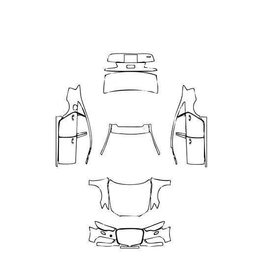 Pre-Cut PPF Audi A6 A6 Base 2015 - PPF-Kits