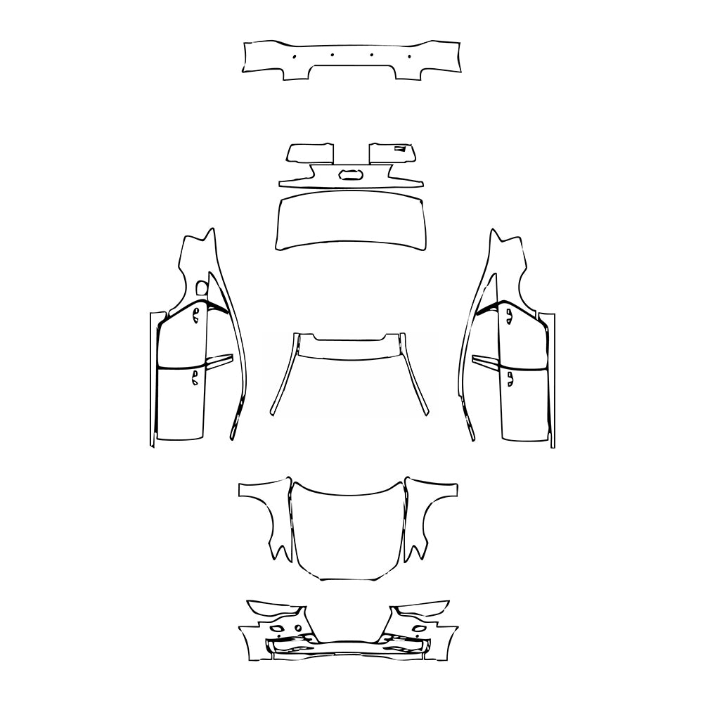 Pre-Cut PPF Audi A6 A6 Base 2016 - PPF-Kits