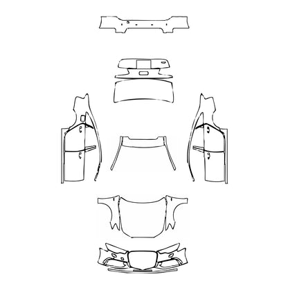 Pre-Cut PPF Audi A6 A6 S-line 2012 - PPF-Kits