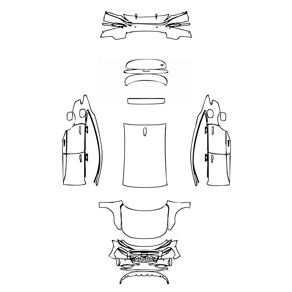 Pre-Cut PPF Audi A6 e-tron A6 Sportback e-tron Base 2025