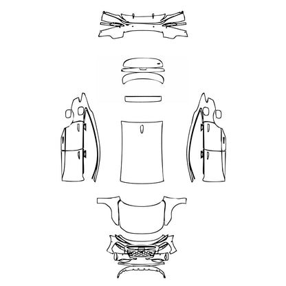 Pre-Cut PPF Audi A6 e-tron A6 Sportback e-tron Base 2025