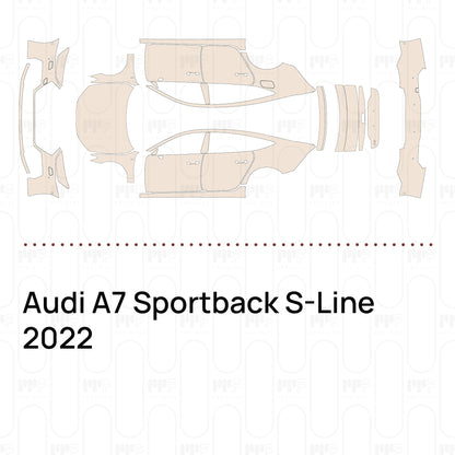 Pre-Cut PPF Audi A7 Sportback S-Line 2022