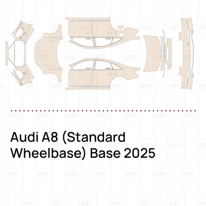 Pre-Cut PPF Audi A8 (Standard Wheelbase) Base 2025