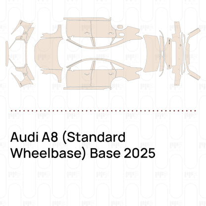 Pre-Cut PPF Audi A8 (Standard Wheelbase) Base 2025
