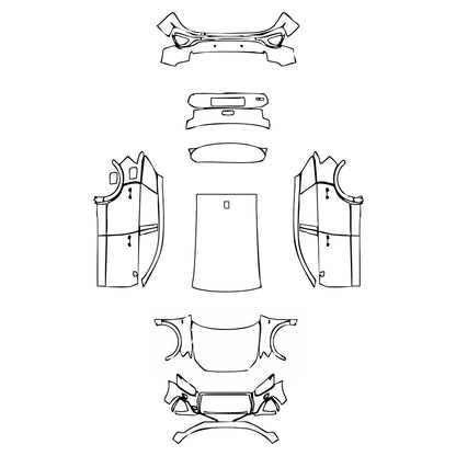 Pre-Cut PPF Audi Q2 Q2 S-line 2022 - PPF-Kits