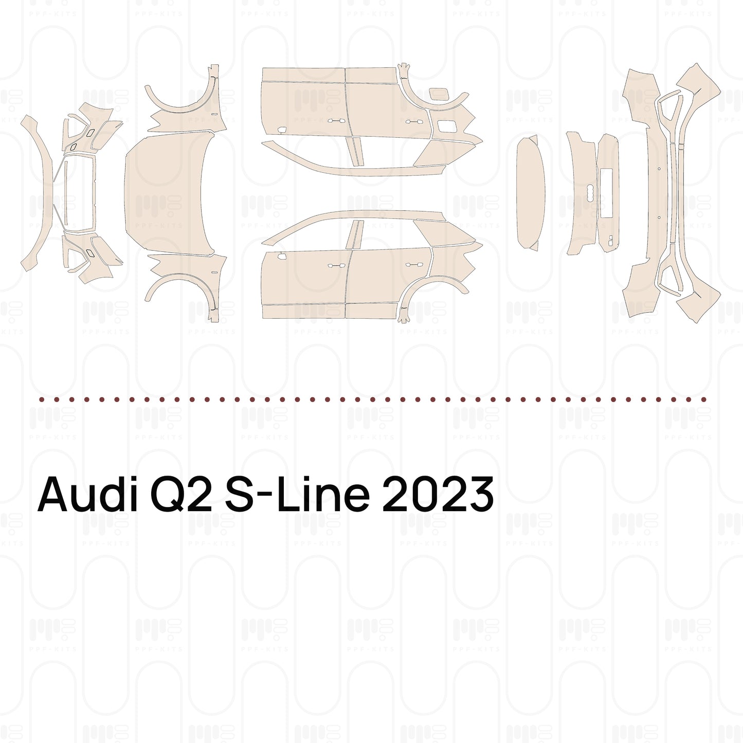 Pre-Cut PPF Audi Q2 S-Line 2023