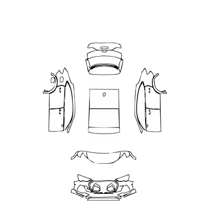 Pre-Cut PPF Audi Q3 Sportback Base 2024 - PPF-Kits