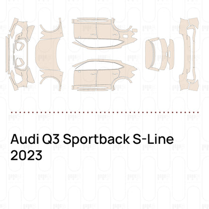 Pre-Cut PPF Audi Q3 Sportback S-Line 2023