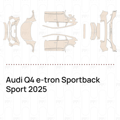 Pre-Cut PPF Audi Q4 e-tron Sportback Sport 2025
