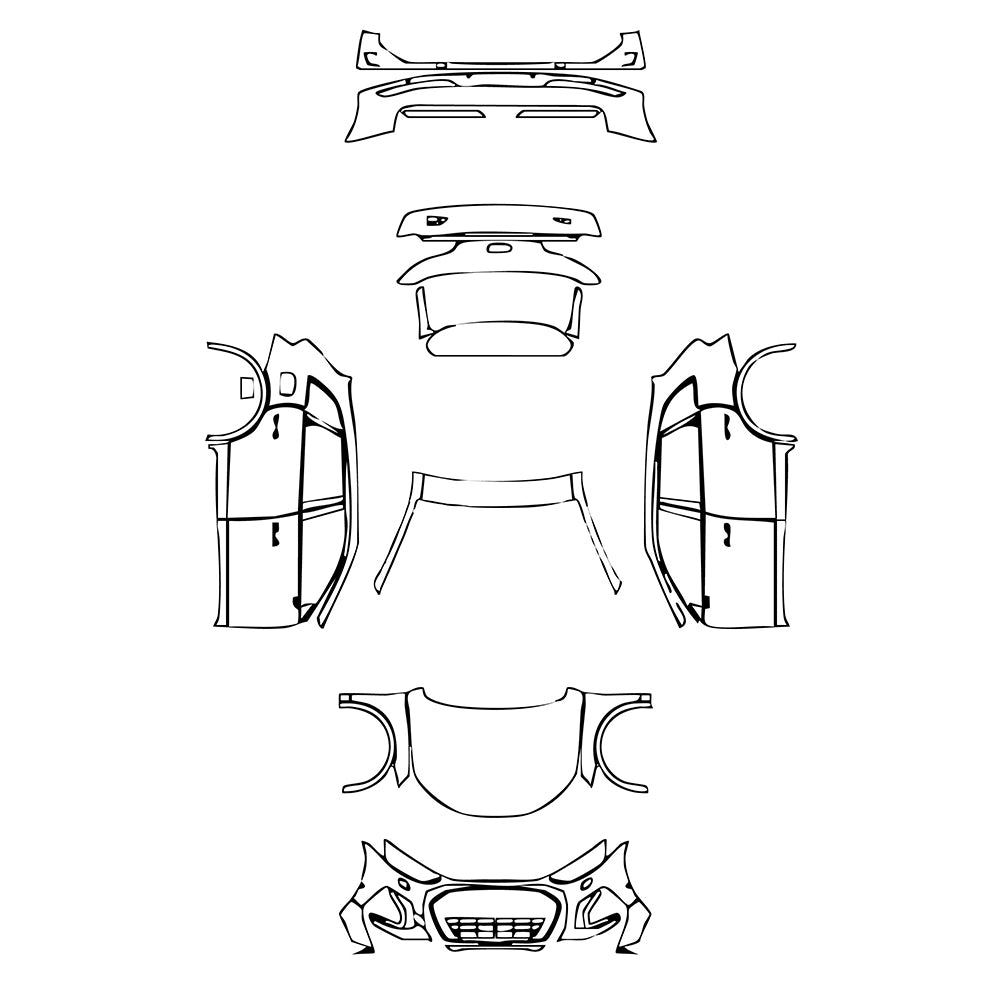 Pre-Cut PPF Audi Q5 Extended Wheelbase Base 2025 - PPF-Kits