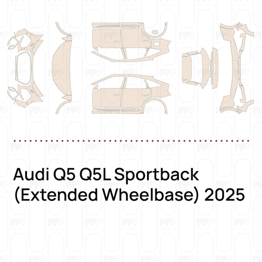 Pre-Cut PPF Audi Q5 Q5L Sportback (Extended Wheelbase) 2025