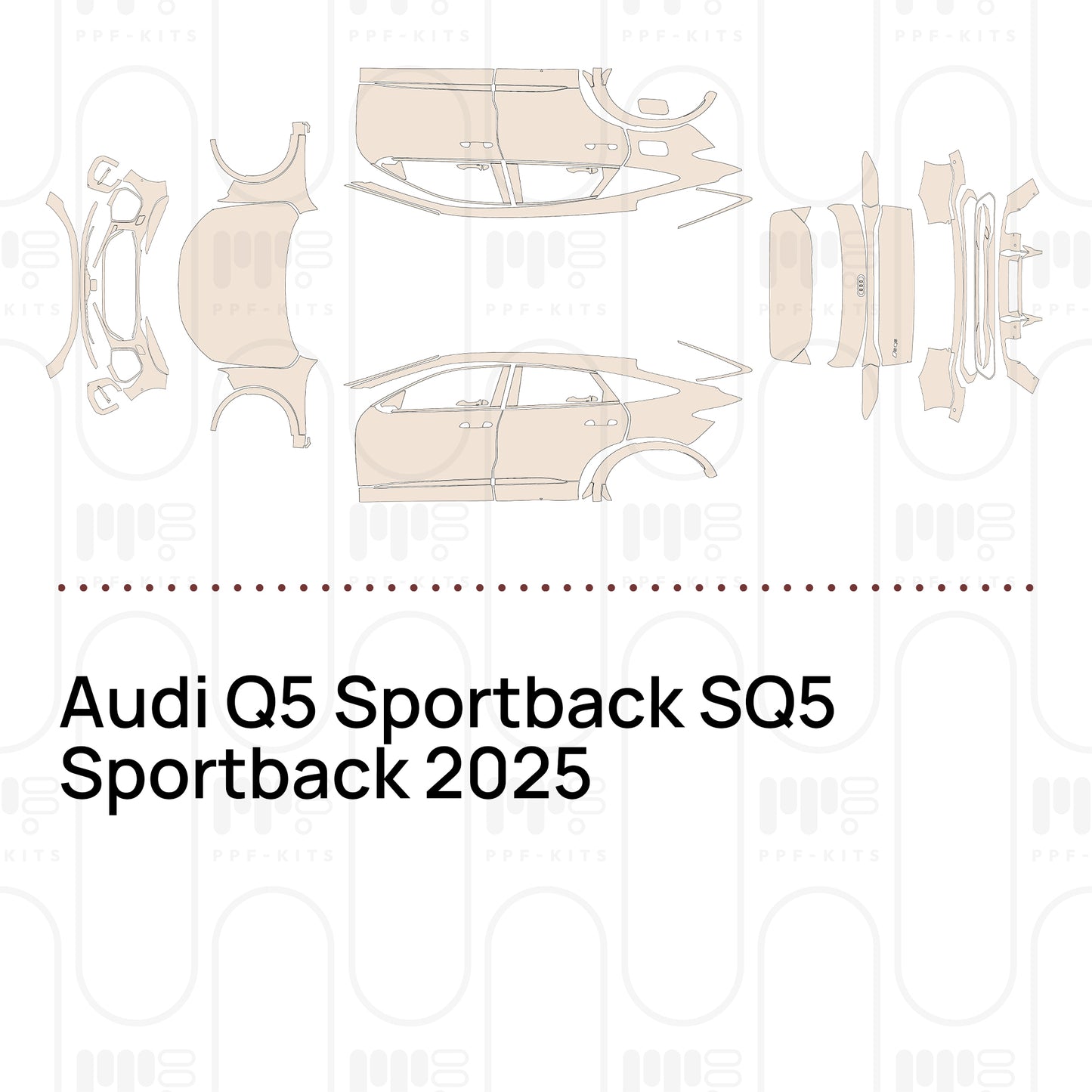 Pre-Cut PPF Audi Q5 Sportback SQ5 Sportback 2025