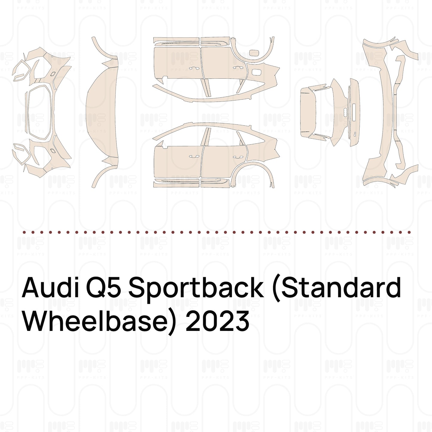 Pre-Cut PPF Audi Q5 Sportback (Standard Wheelbase) 2023