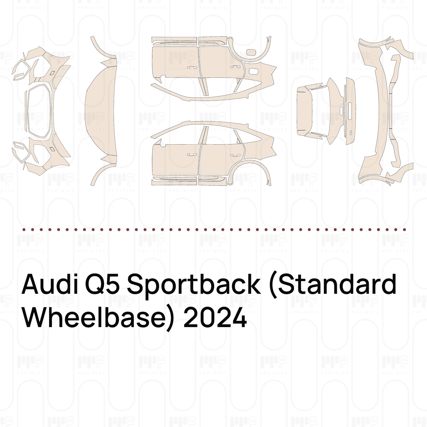 Pre-Cut PPF Audi Q5 Sportback (Standard Wheelbase) 2024
