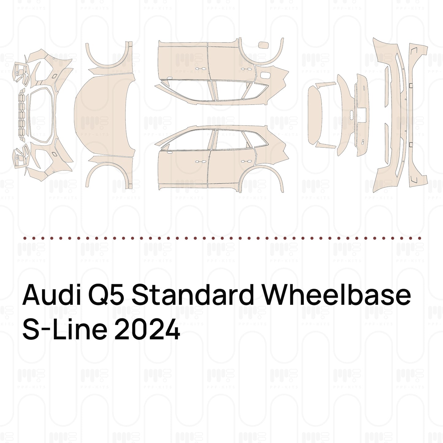 Pre-Cut PPF Audi Q5 Standard Wheelbase S-Line 2024