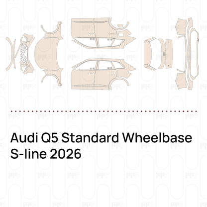 Pre-Cut PPF Audi Q5 Standard Wheelbase S-line 2026