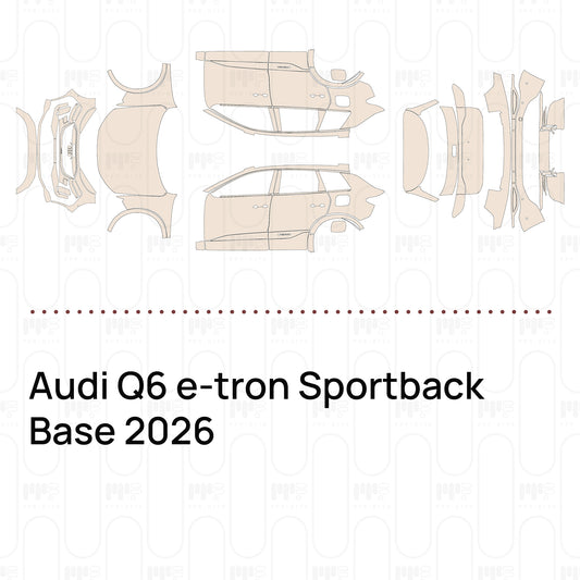 Pre-Cut PPF Audi Q6 e-tron Sportback Base 2026