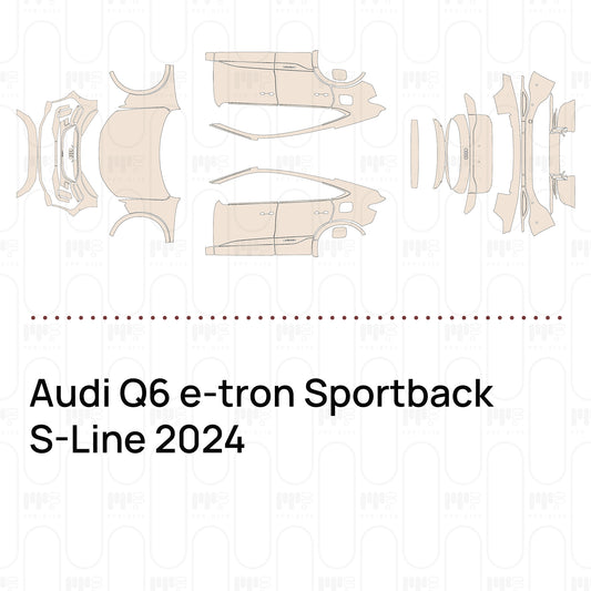 Pre-Cut PPF Audi Q6 e-tron Sportback S-Line 2024