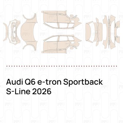 Pre-Cut PPF Audi Q6 e-tron Sportback S-Line 2026