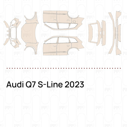 Pre-Cut PPF Audi Q7 S-Line 2023