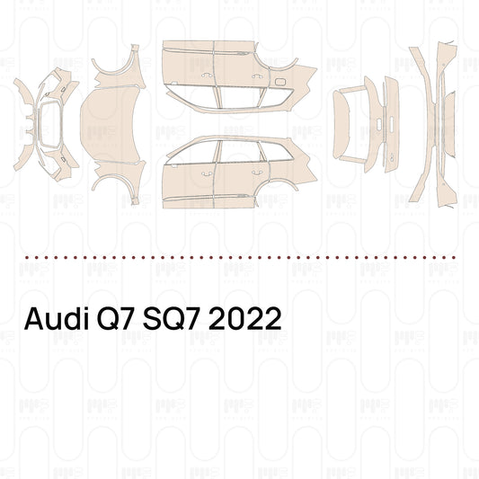 Pre-Cut PPF Audi Q7 SQ7 2022