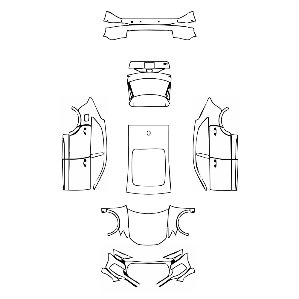 Pre-Cut PPF Audi Q8 Base 2023 - PPF-Kits