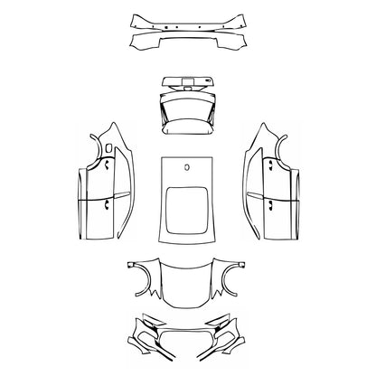 Pre-Cut PPF Audi Q8 Base 2023 - PPF-Kits