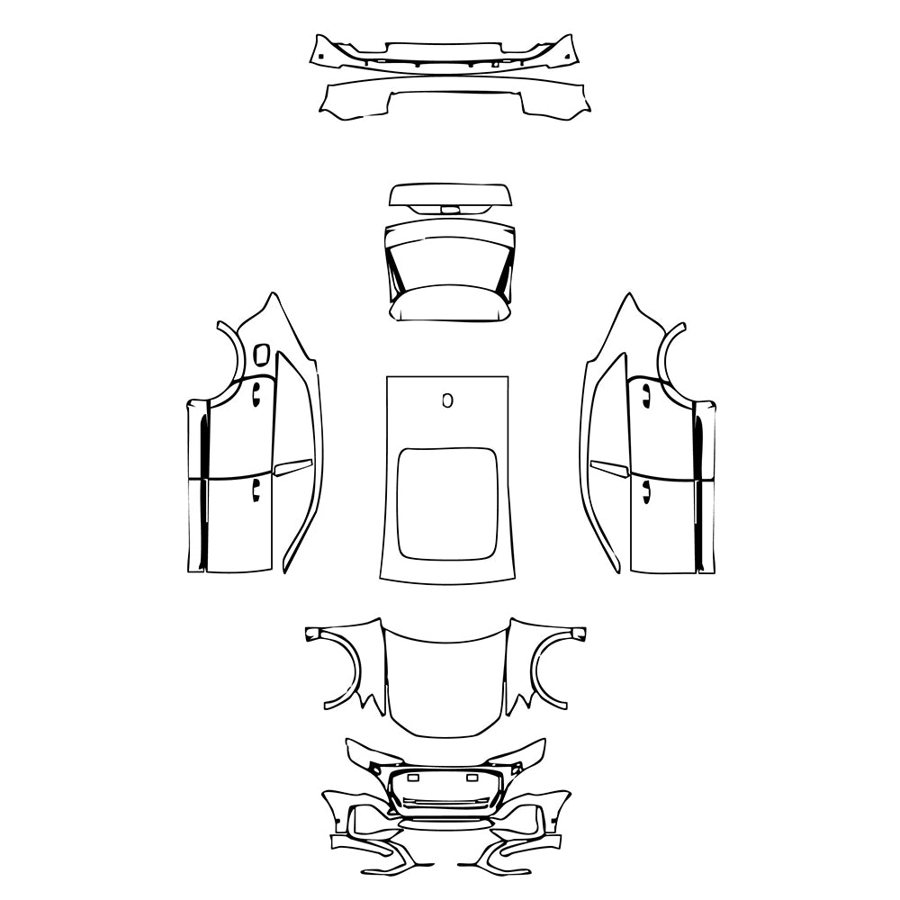 Pre-Cut PPF Audi Q8 Base 2024 - PPF-Kits