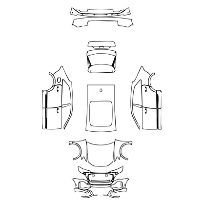Pre-Cut PPF Audi Q8 Base 2025 - PPF-Kits