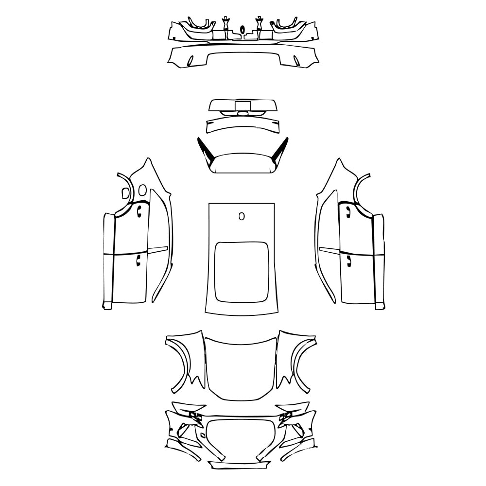 Pre-Cut PPF Audi Q8 RS Q8 2025 - PPF-Kits