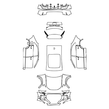 Pre-Cut PPF Audi Q8 RS Q8 2025 - PPF-Kits