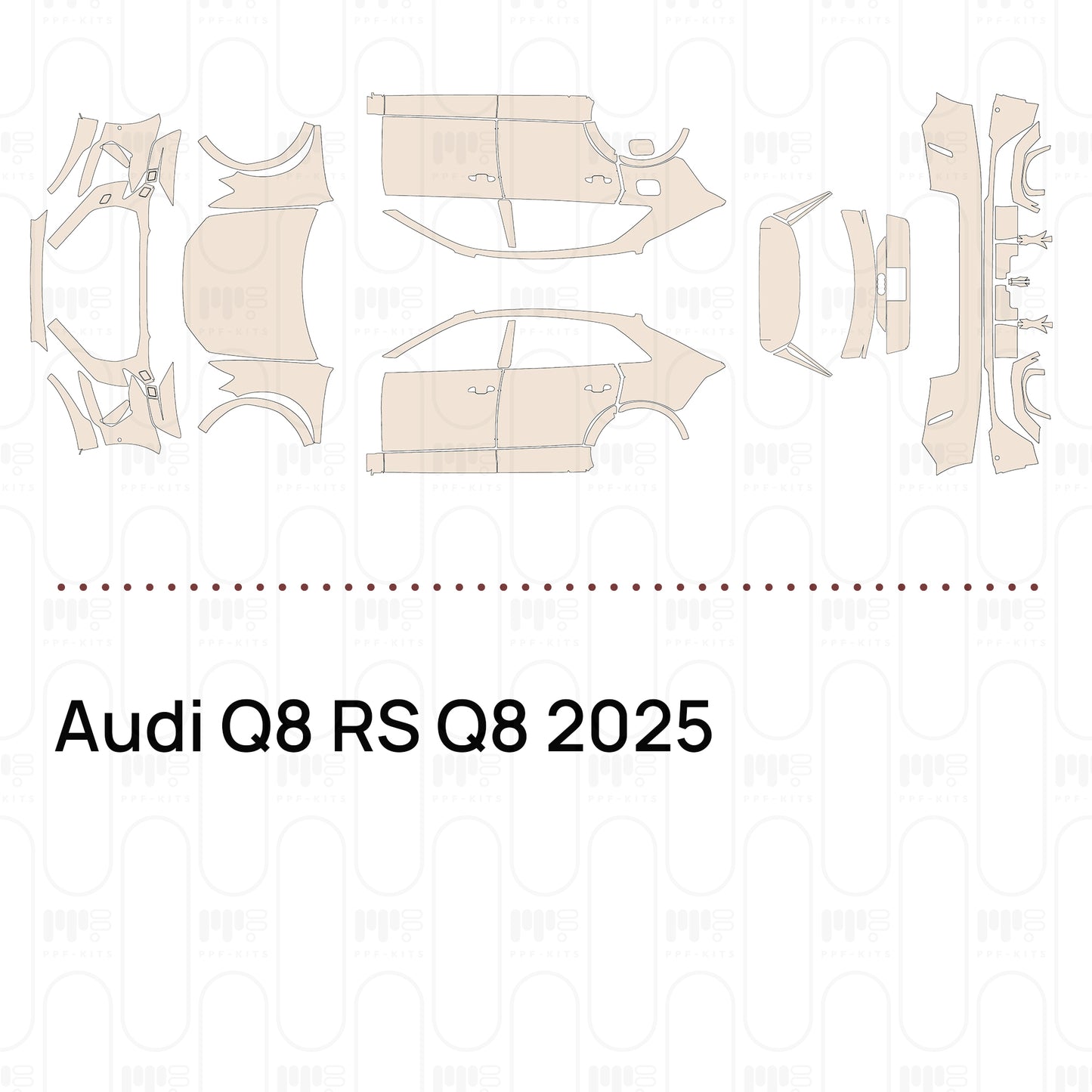 Pre-Cut PPF Audi Q8 RS Q8 2025