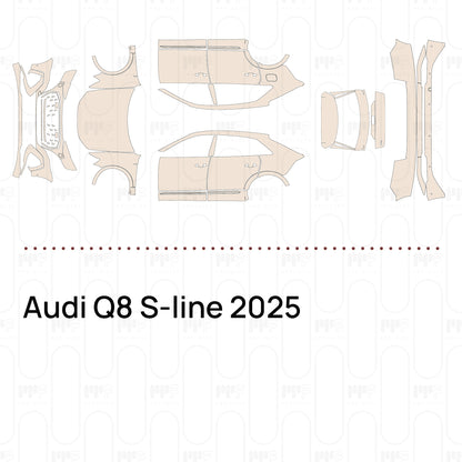 Pre-Cut PPF Audi Q8 S-line 2025